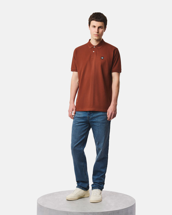 Heathcote Poloshirt Ziegelrot
