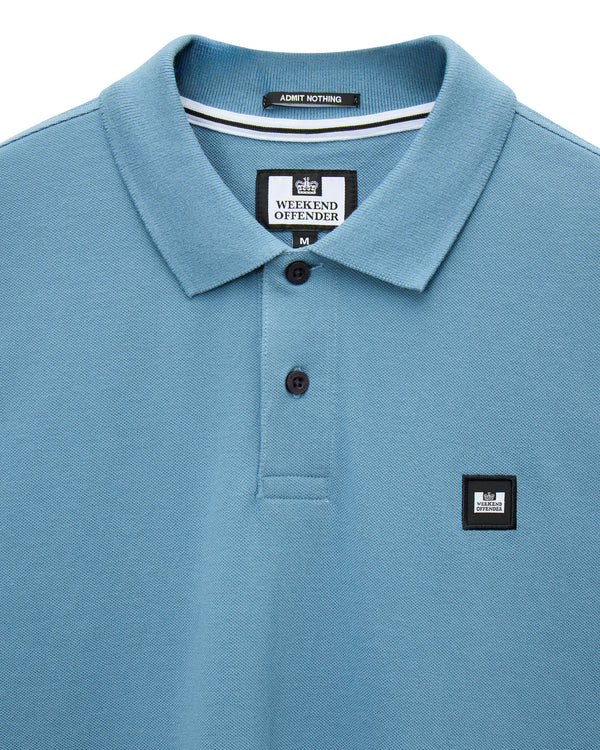 Heathcote Polo Shirt Peruvian Blue