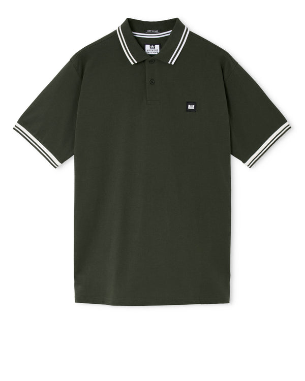 Levanto Polo Shirt Black Forest Green/Ghost