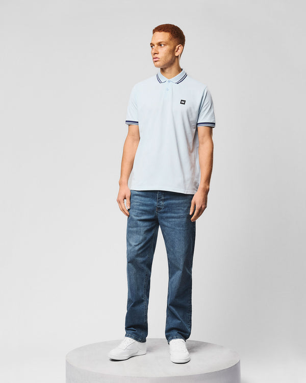 Levanto Poloshirt Himmelblau/Dunkelsaphirblau