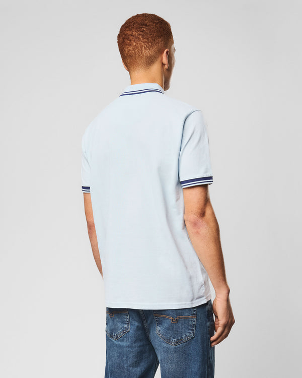 Levanto Poloshirt Himmelblau/Dunkelsaphirblau
