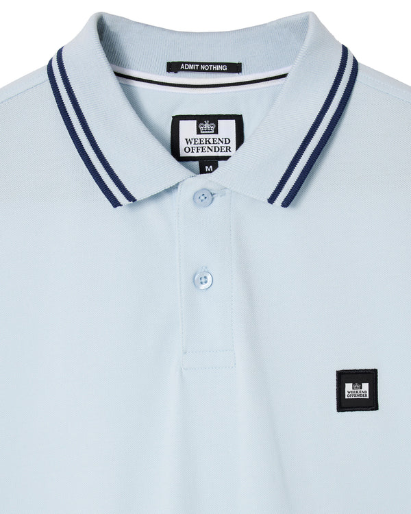 Levanto Poloshirt Himmelblau/Dunkelsaphirblau