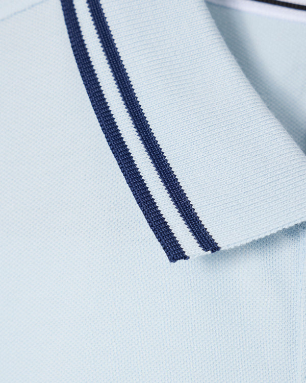 Levanto Poloshirt Himmelblau/Dunkelsaphirblau