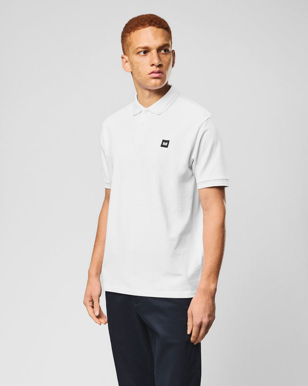 Levanto Polo Shirt White/Amazonite Green