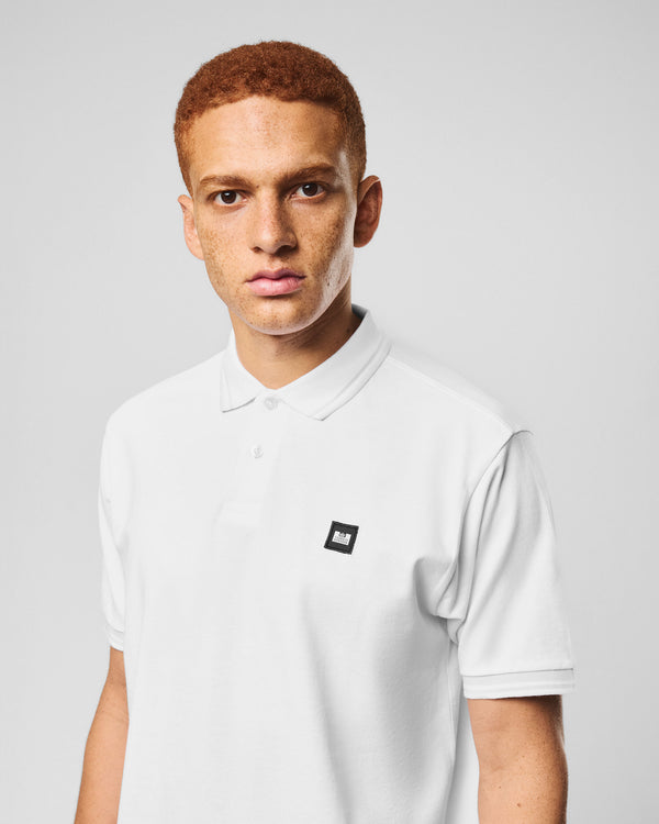 Levanto Polo Shirt White/Amazonite Green
