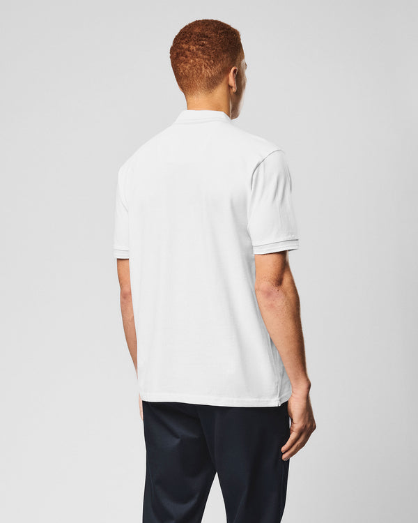 Levanto Polo Shirt White/Amazonite Green