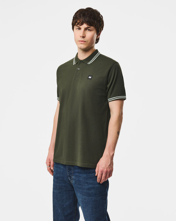 Levanto Polo Shirt Black Forest Green/Julep Green