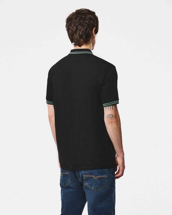 Levanto Polo Shirt Black/Thyme Green