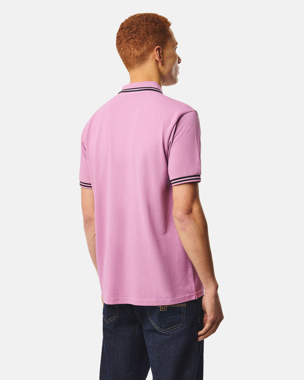 Levanto Polo Shirt Chrosite Pink/Black