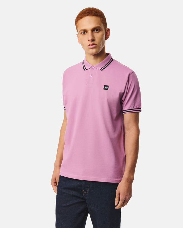 Levanto Polo Shirt Chrosite Pink/Black