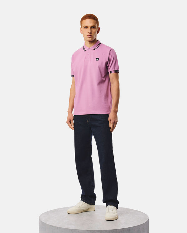 Levanto Polo Shirt Chrosite Pink/Black