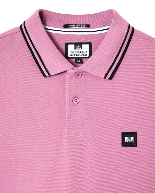 Levanto Polo Shirt Chrosite Pink/Black