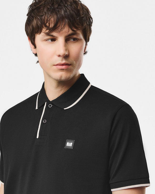 Cadwell Polo Shirt Black/Calcium