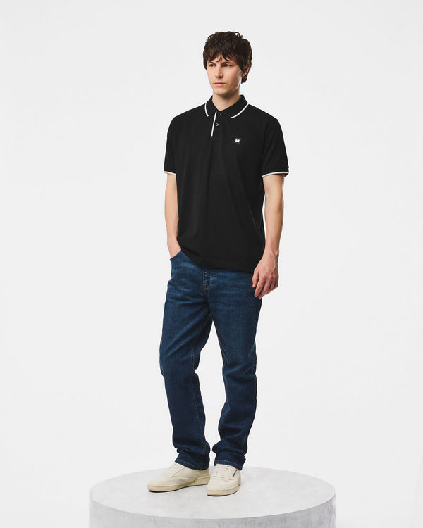 Cadwell Polo Shirt Black/Calcium