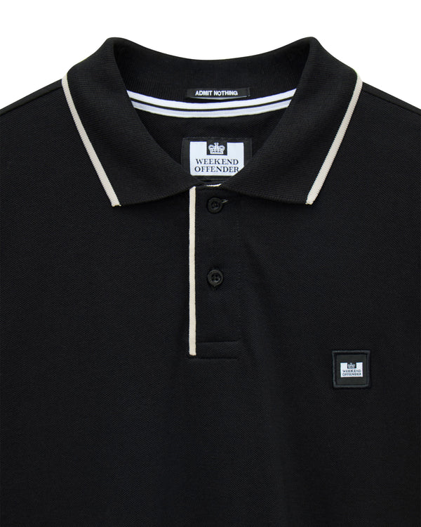 Cadwell Polo Shirt Black/Calcium
