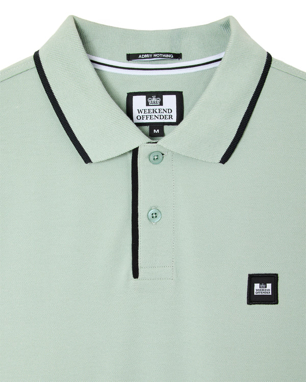 Cadwell Polo Shirt Julep Green/Black
