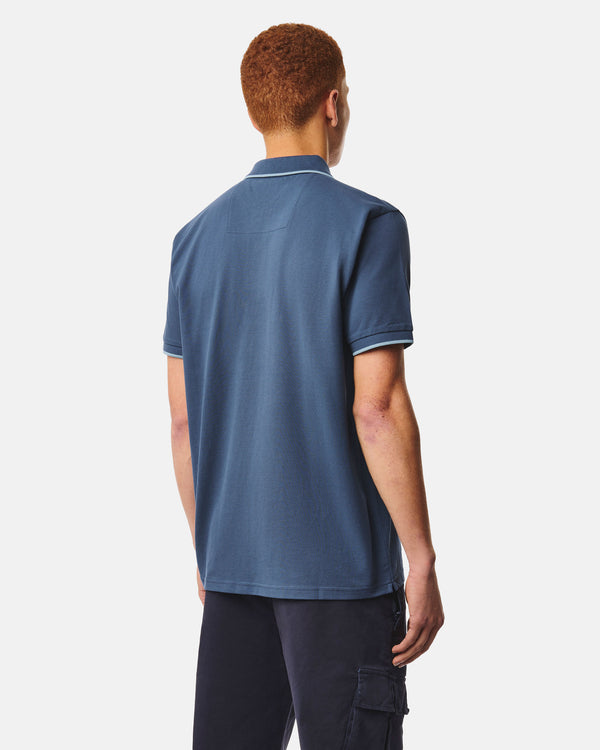 Cadwell Polo Shirt Lagoon Blue/Peruvian Blue