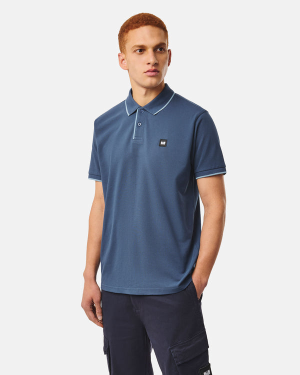Cadwell Polo Shirt Lagoon Blue/Peruvian Blue