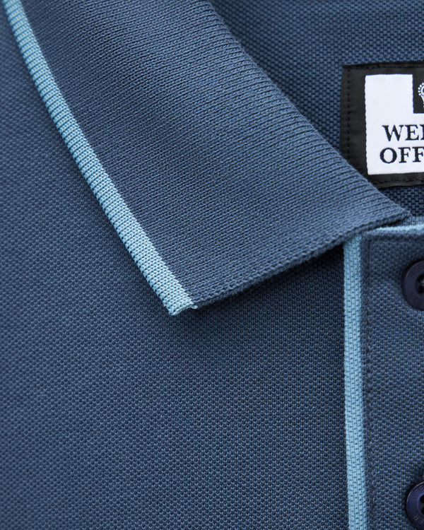 Cadwell Polo Shirt Lagoon Blue/Peruvian Blue