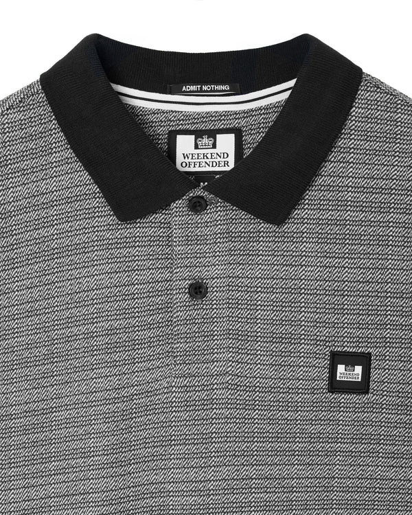 Winfield Polo Shirt Black Mix