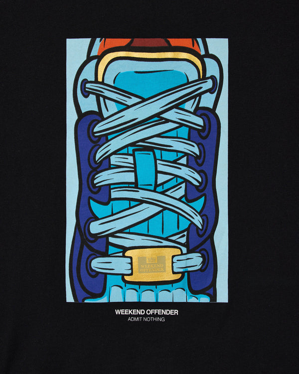 Laces Graphic T-Shirt Black