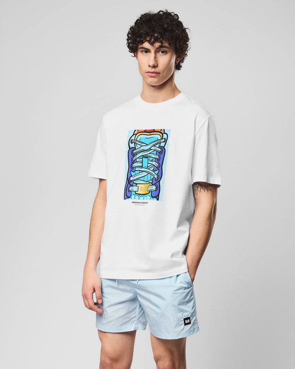Laces Graphic T-Shirt White