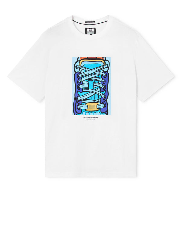 Laces Graphic T-Shirt White