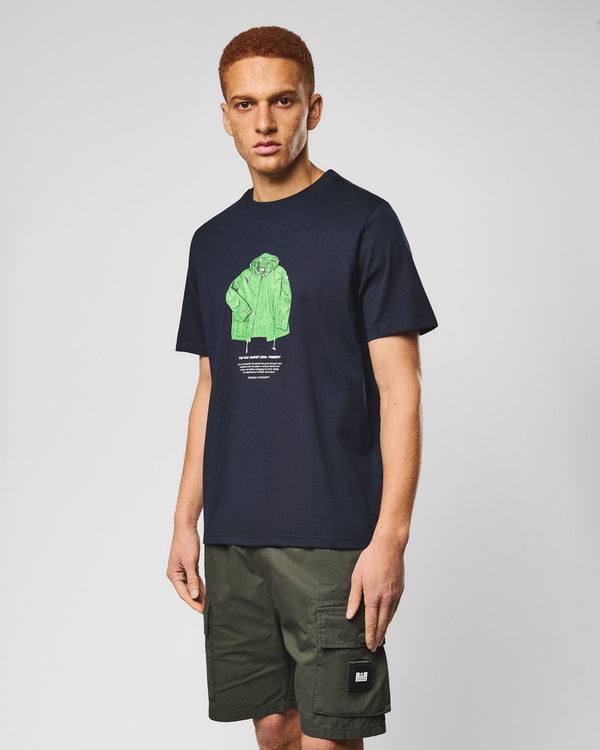 Naz Graphic T-Shirt Navy