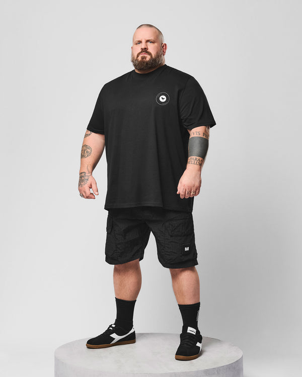 Plus Size - 8 Ball Graphic T-Shirt Black