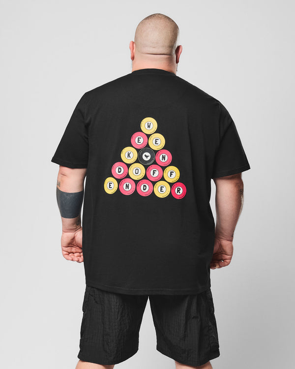 Plus Size - 8 Ball Graphic T-Shirt Black