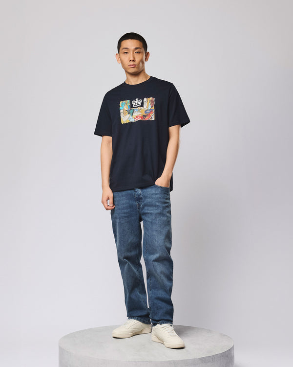 D'Arblay Graphic T-Shirt Navy