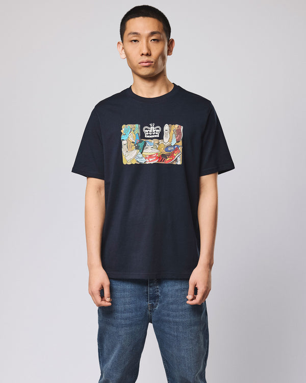 D'Arblay Graphic T-Shirt Navy