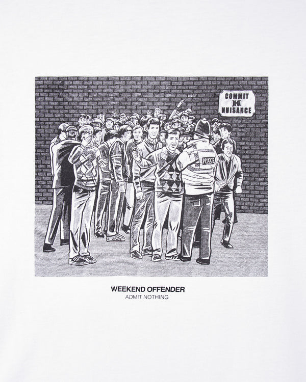 Nuisance Graphic T-Shirt White