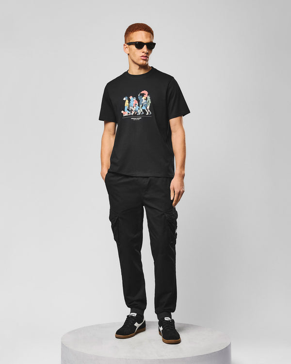 Everyone Graphic T-Shirt Black