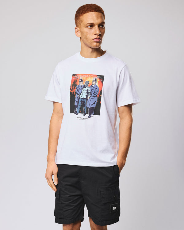 Murvin Grafik-T-Shirt Weiß