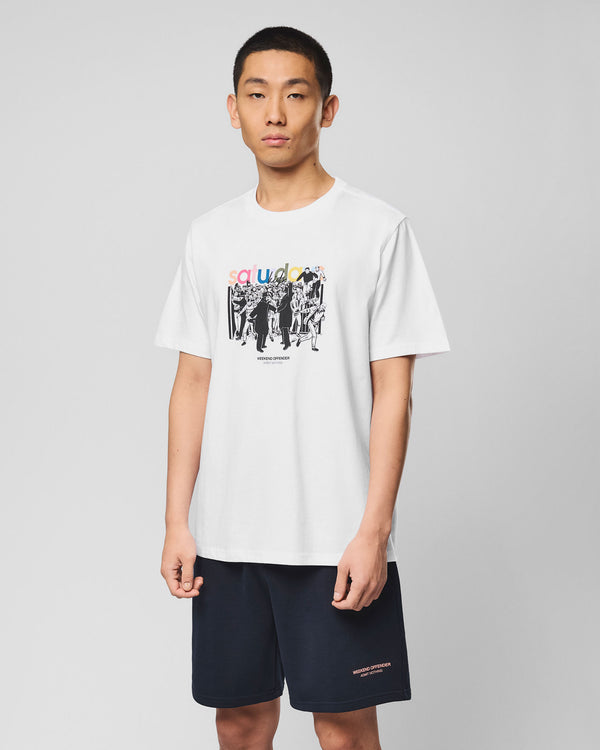 Saturdays Kids Graphic T-Shirt White
