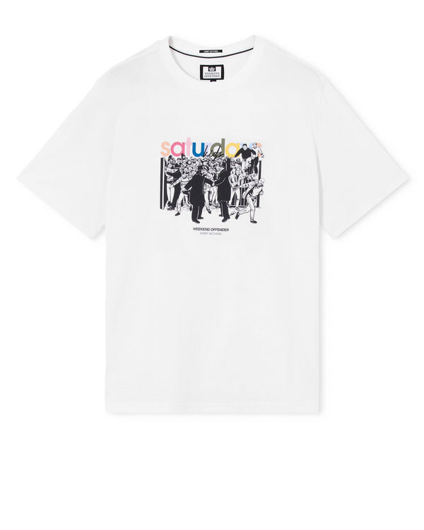 Saturdays Kids Graphic T-Shirt White
