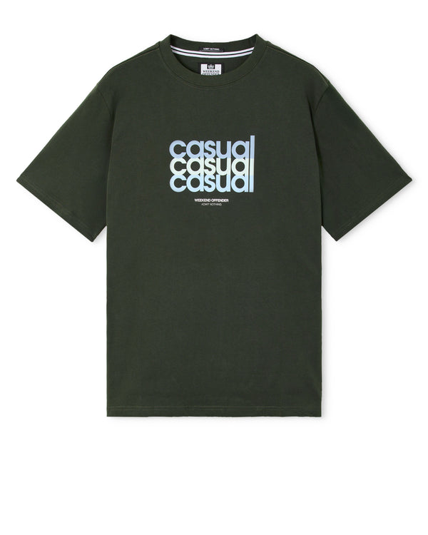W.O.L. Graphic T-Shirt Black Forest Green