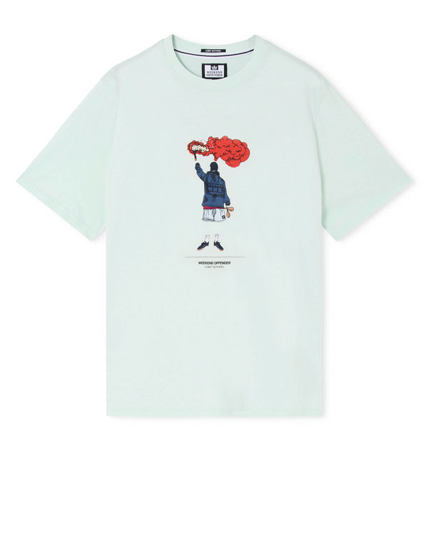 Plus Size - Chabet Graphic T-Shirt Amazonite Green
