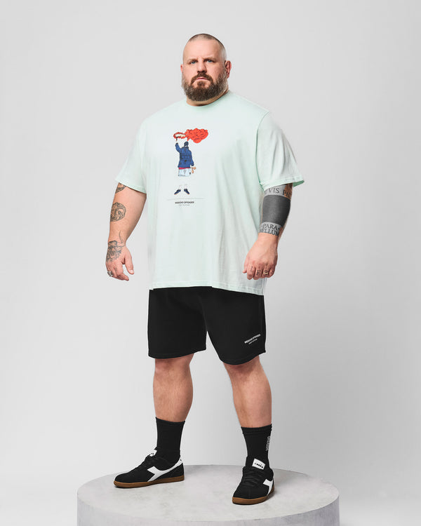 Plus Size - Chabet Graphic T-Shirt Amazonite Green