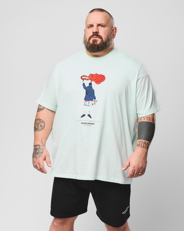 Plus Size - Chabet Graphic T-Shirt Amazonite Green