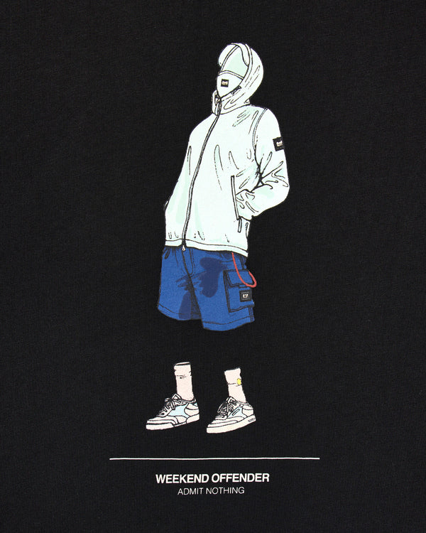 Drarga Graphic T-Shirt Black