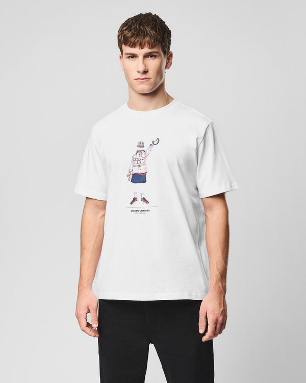 Hassen Graphic T-Shirt White