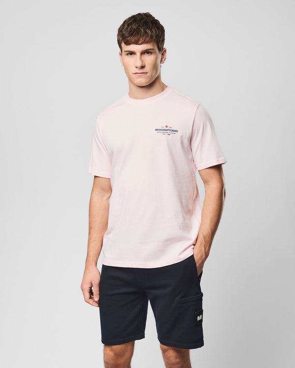 Bergamo Grafik-T-Shirt in Zartrosa