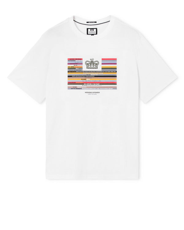 Vinyl Graphic T-Shirt White