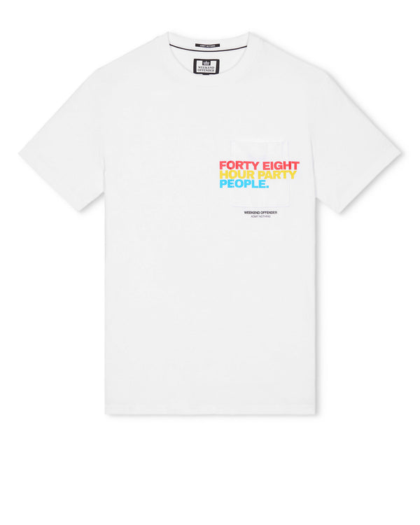 Forty Eight Graphic T-Shirt White