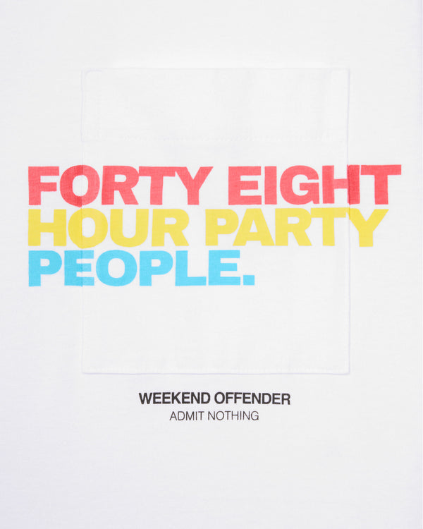 Forty Eight Graphic T-Shirt White