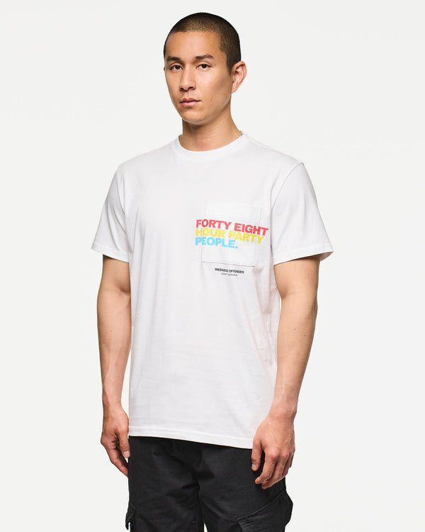 Forty Eight Graphic T-Shirt White