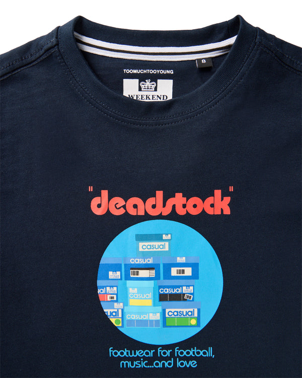 Kids Deadstock Graphic T-Shirt Navy