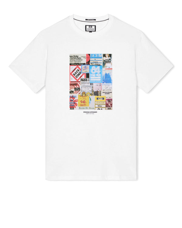 Passes Graphic T-Shirt White